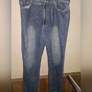 Vintage Jackpot OX Jeans‎ Men's 40x34 Blue Baggy Hip Hop Skate Y2K No Button